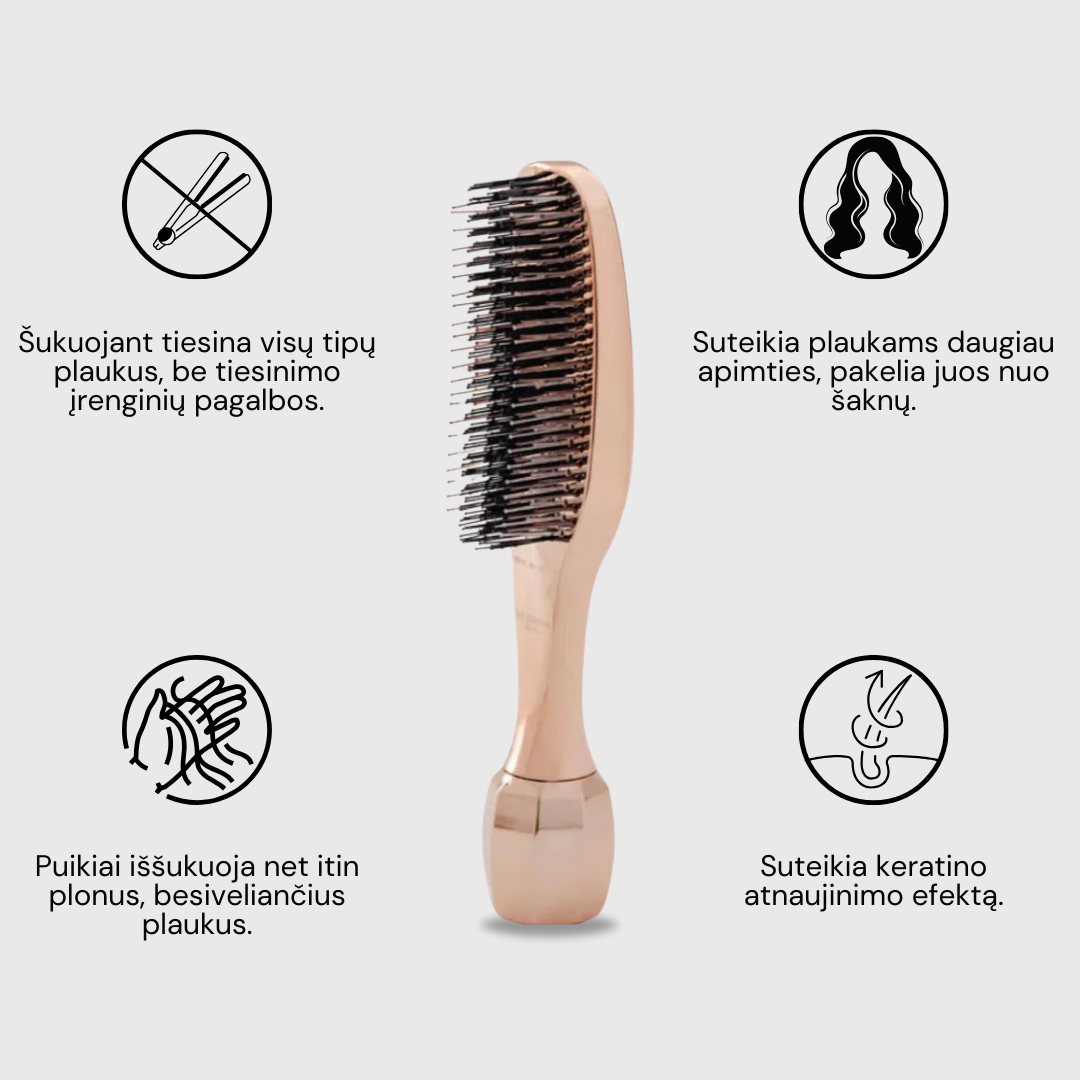 Dr. Scalp THE Brashu Šukos. Šukos šlapiems ir sausiems plaukams Dr. Scalp