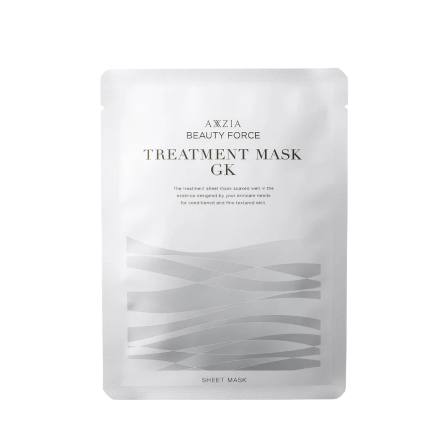 AXXZIA Beauty Force Treatment Mask GK – raminamoji ir drėkinamoji lakštinė veido kaukė, 1 vnt