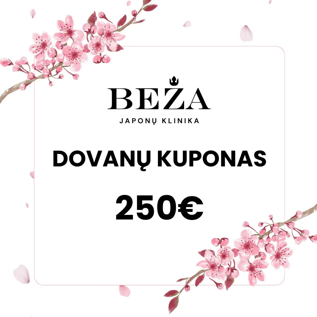 BEŽA dovanų kuponas Japonų Klinika - Beža