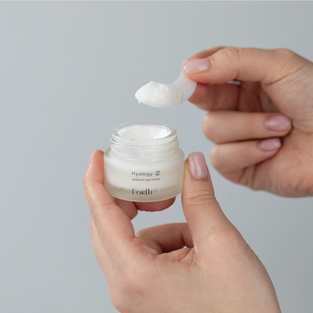 Hyalogy Platinum Eye-Cream - atjauninatis su nano platina paakių kremas Forlle&
