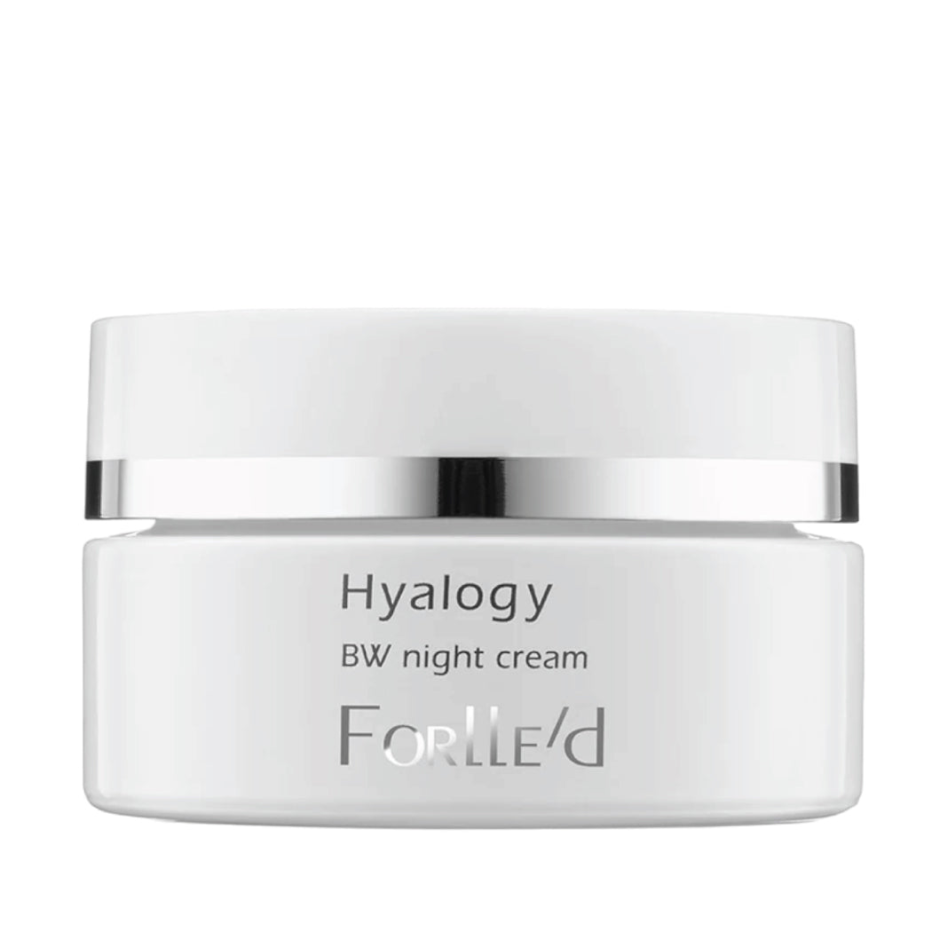 Hyalogy BW Night Cream, 50 ml - švytėjimą suteikiantis naktinis kremas Forlle&