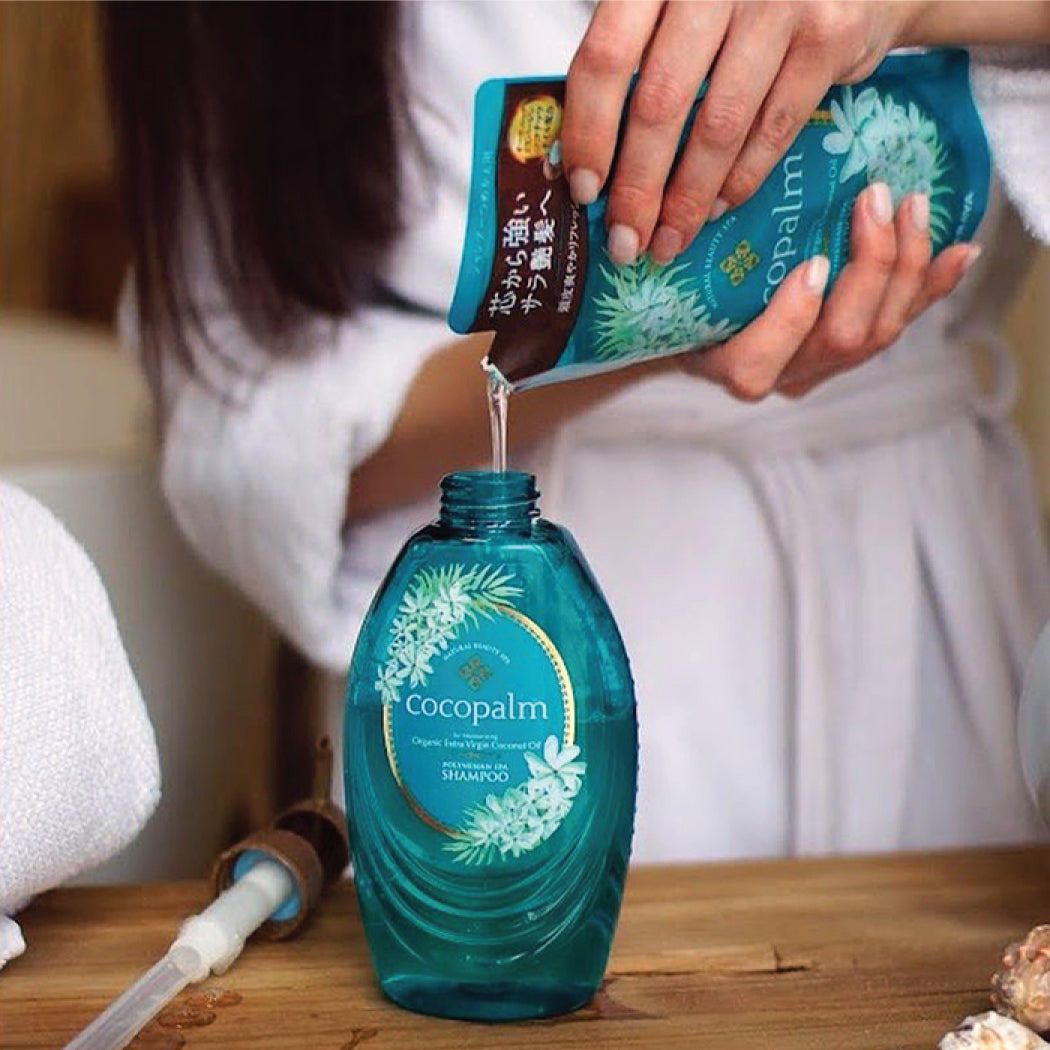 Cocopalm Polinezietiškas Drėkinamasis Plaukų Kondicionierius, 380 ml papildymas Coco Palm