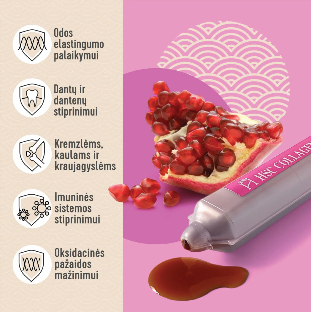 Hokkaido Collagen Premium. HSC COLLAGEN Premium, gyvas jūrinis kolagenas N15 Soware International Co.Ltd.