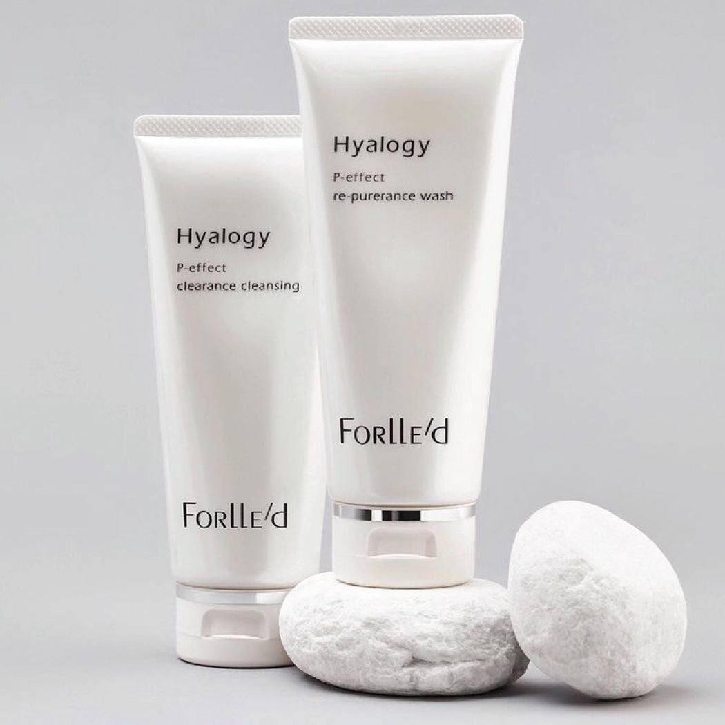 Hyalogy P-effect Clearance Cleansing ir Hyalogy creamy wash prausiklių rinkinys Forlle&