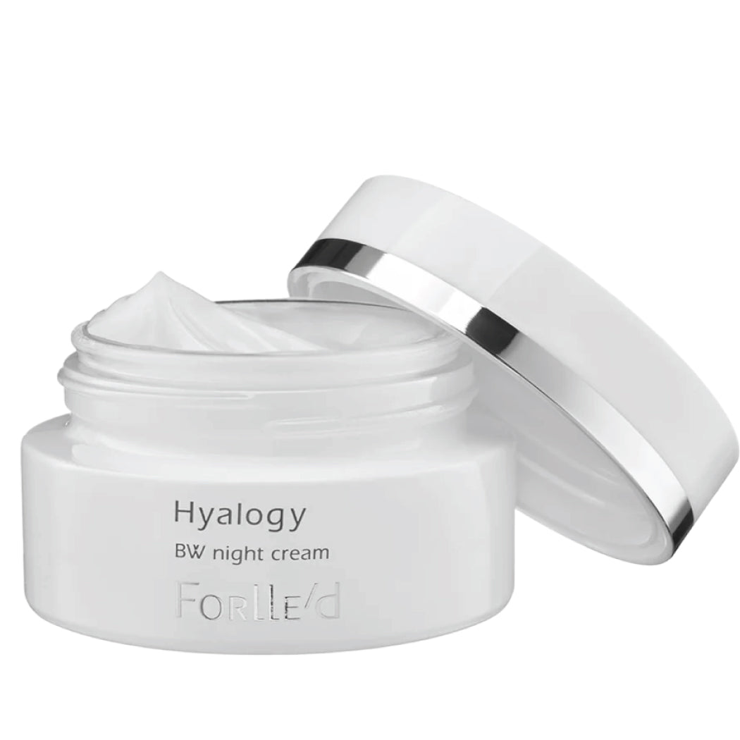 Hyalogy BW Night Cream, 50 ml - švytėjimą suteikiantis naktinis kremas Forlle&
