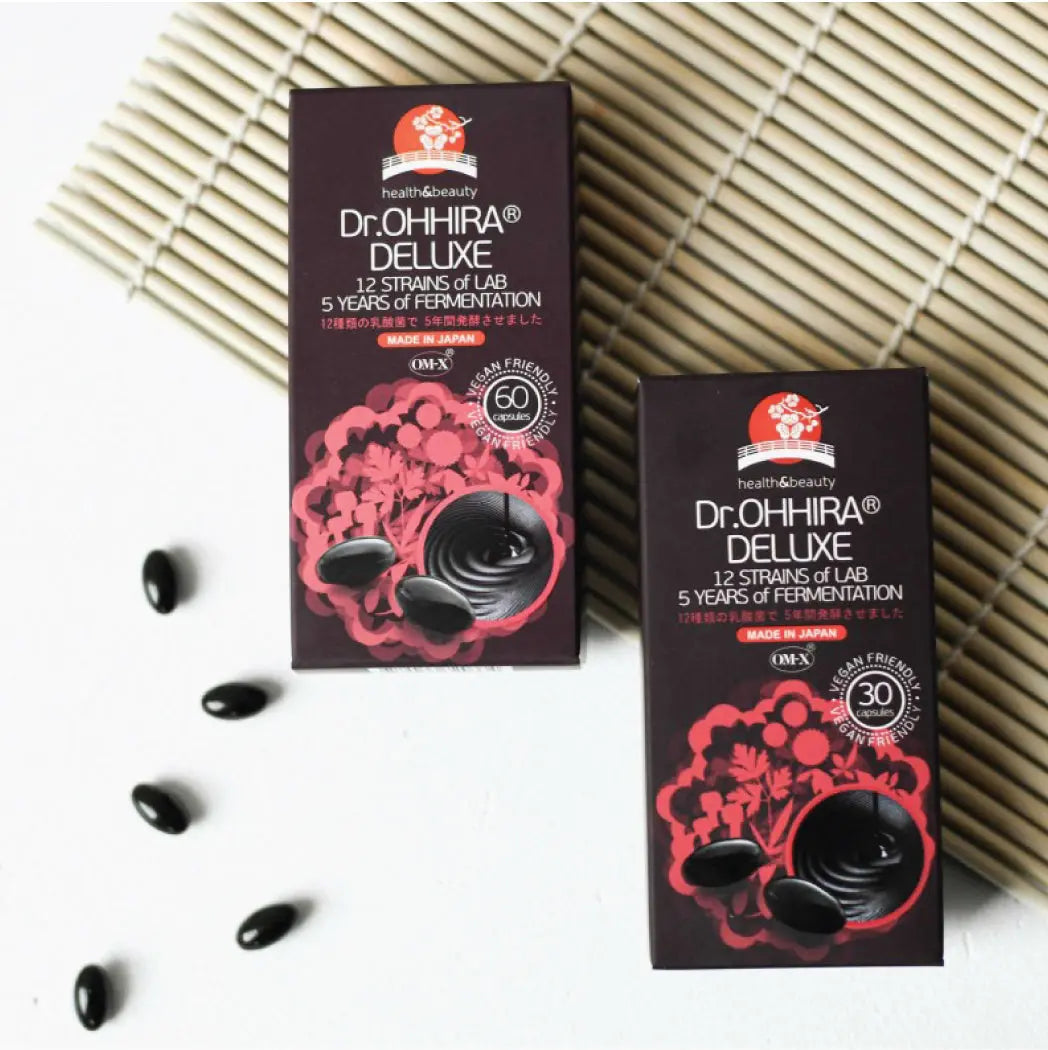 Dr.OHHIRA® DELUXE 5 metus fermentuotas 12 rūšių probiotikų, gyvybingų bakterijų kompleksas Ohhira