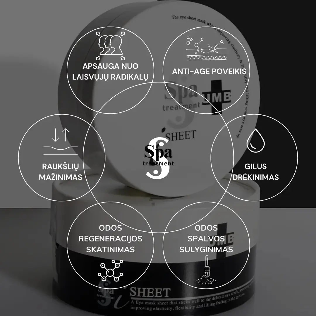 Spa Treatment paakių kaukės UMB Stretch Eye Sheet, 60vnt. Spa Treatment