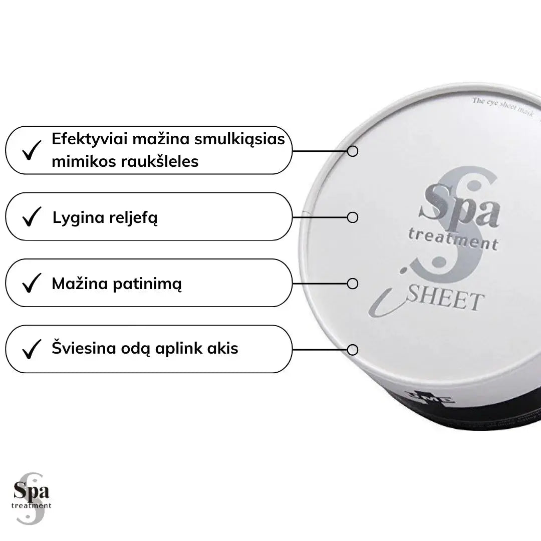 Spa Treatment paakių kaukės UMB Stretch Eye Sheet, 60vnt. Spa Treatment