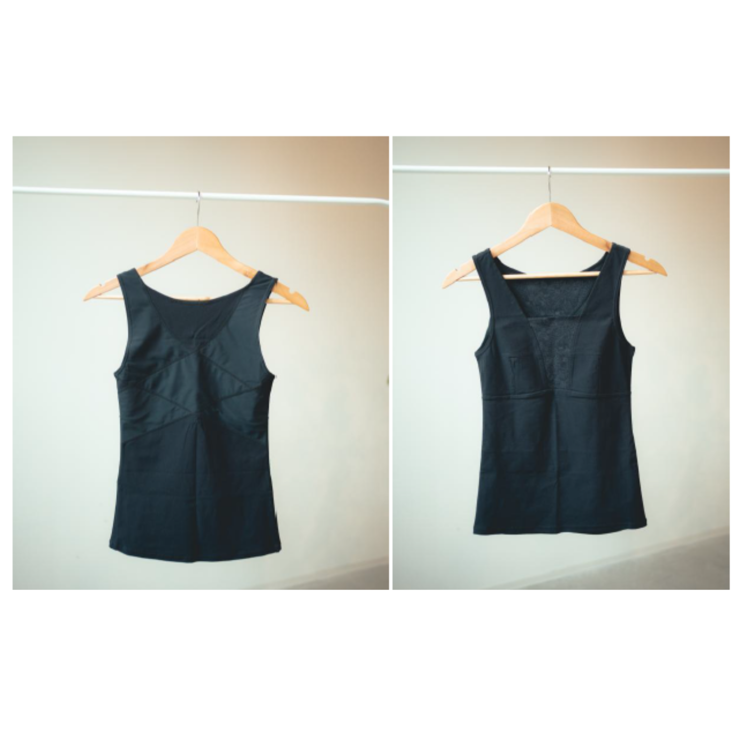 FEALENA Sleeveless Fit Inner. Japoniškas Longevity topas su nugaros korseto sistema
