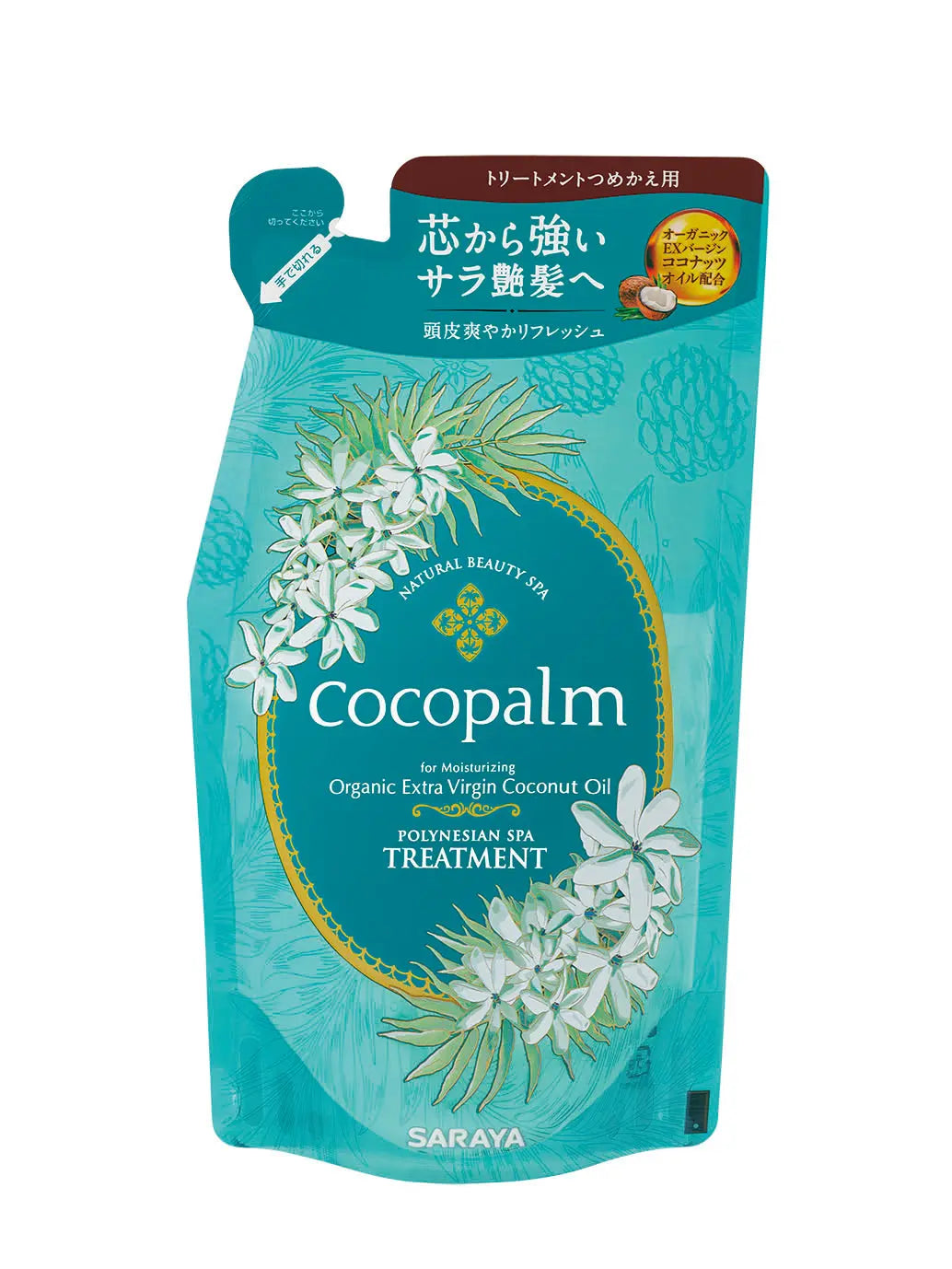 Cocopalm Polinezietiškas Spa Šampūnas su Mentoliu, 380 ml papildymas Bea Familia