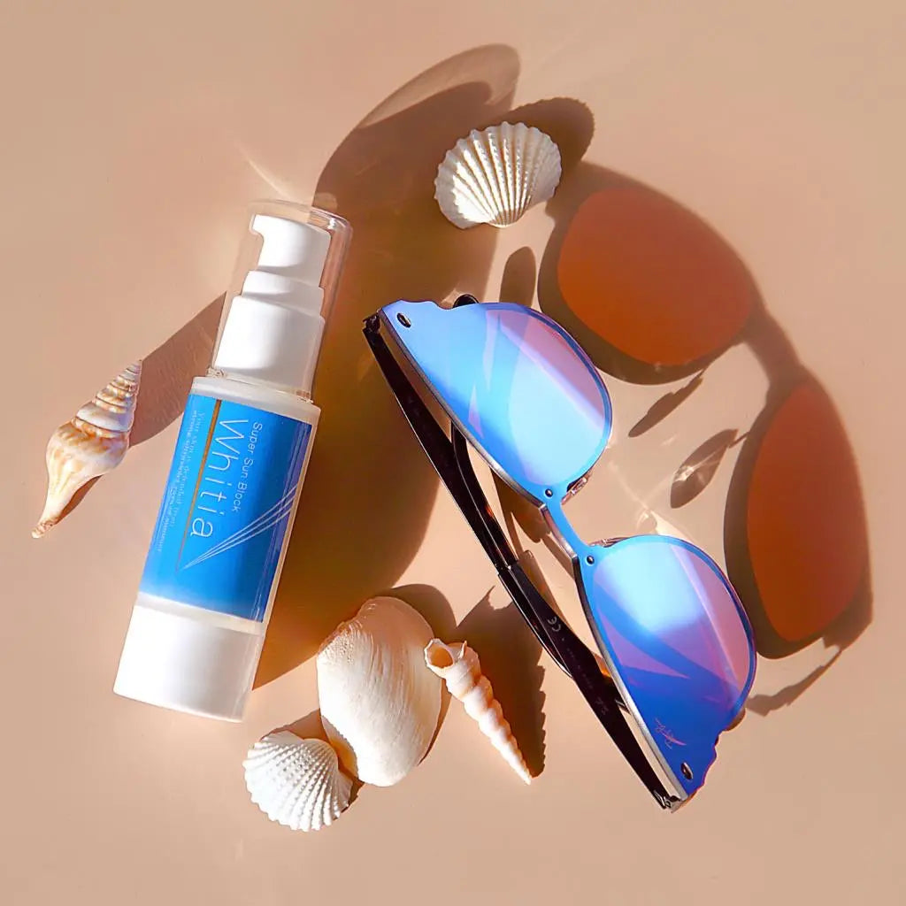 SPF50 Sun Block Whitia  - 50+ apsauga nuo sauls su peptidais, 30 ml Jukohbi