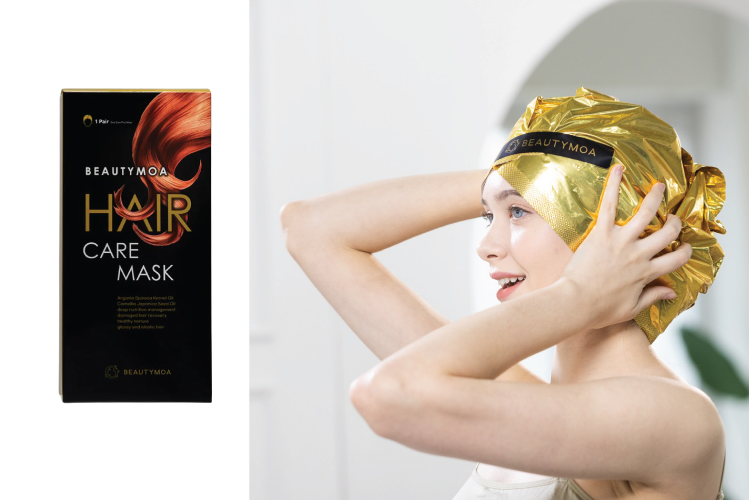 Prieš ir Po —  „Beauty Moa plaukų kaukės“ keičia plaukų būklę