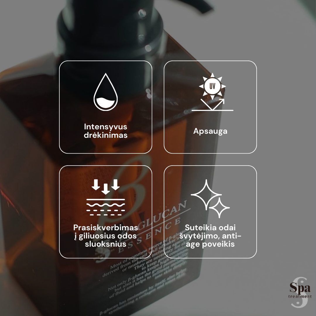 Spa Treatment Beta Glucan Essence  120 ml Japonų Klinika - Beža