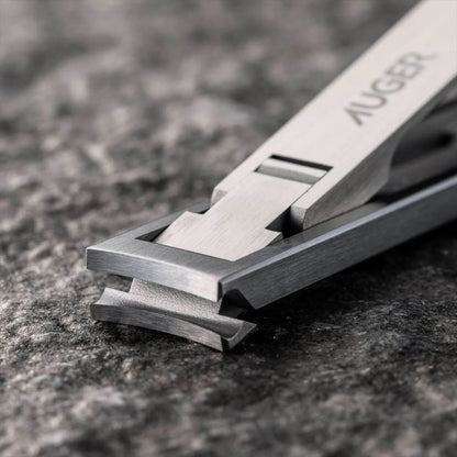 AUGER Nail Clipper Leaf. Nagų karpiklis-gnybtukas su dilde
