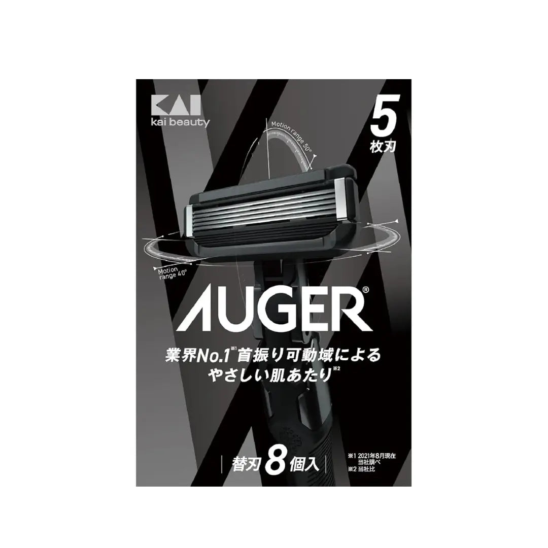 AUGER Replacement Blades. Keičiamos skustuvo galvutės Beza home