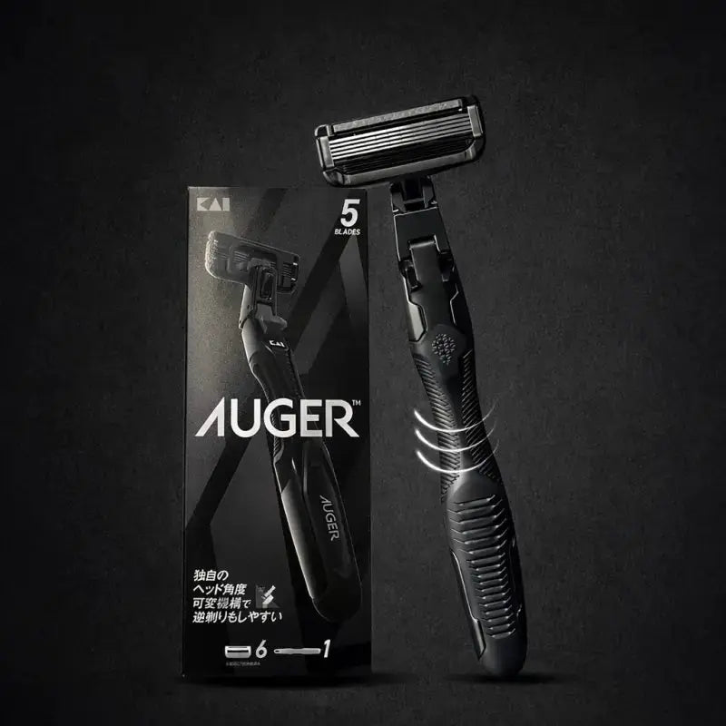 AUGER System Razor Combo Pack. Skustuvo rinkinys su keičiamomis galvutėmis-peiliukais Beza home