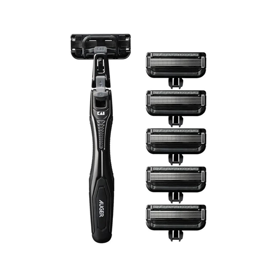 AUGER System Razor Combo Pack. Skustuvo rinkinys su keičiamomis galvutėmis-peiliukais Beza home