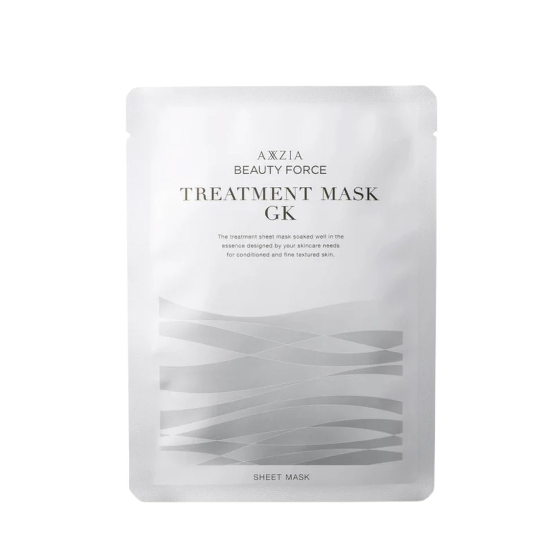 AXXZIA Beauty Force Treatment Mask GK – nomierinoša un mitrinoša auduma sejas maska, 1 gab.
