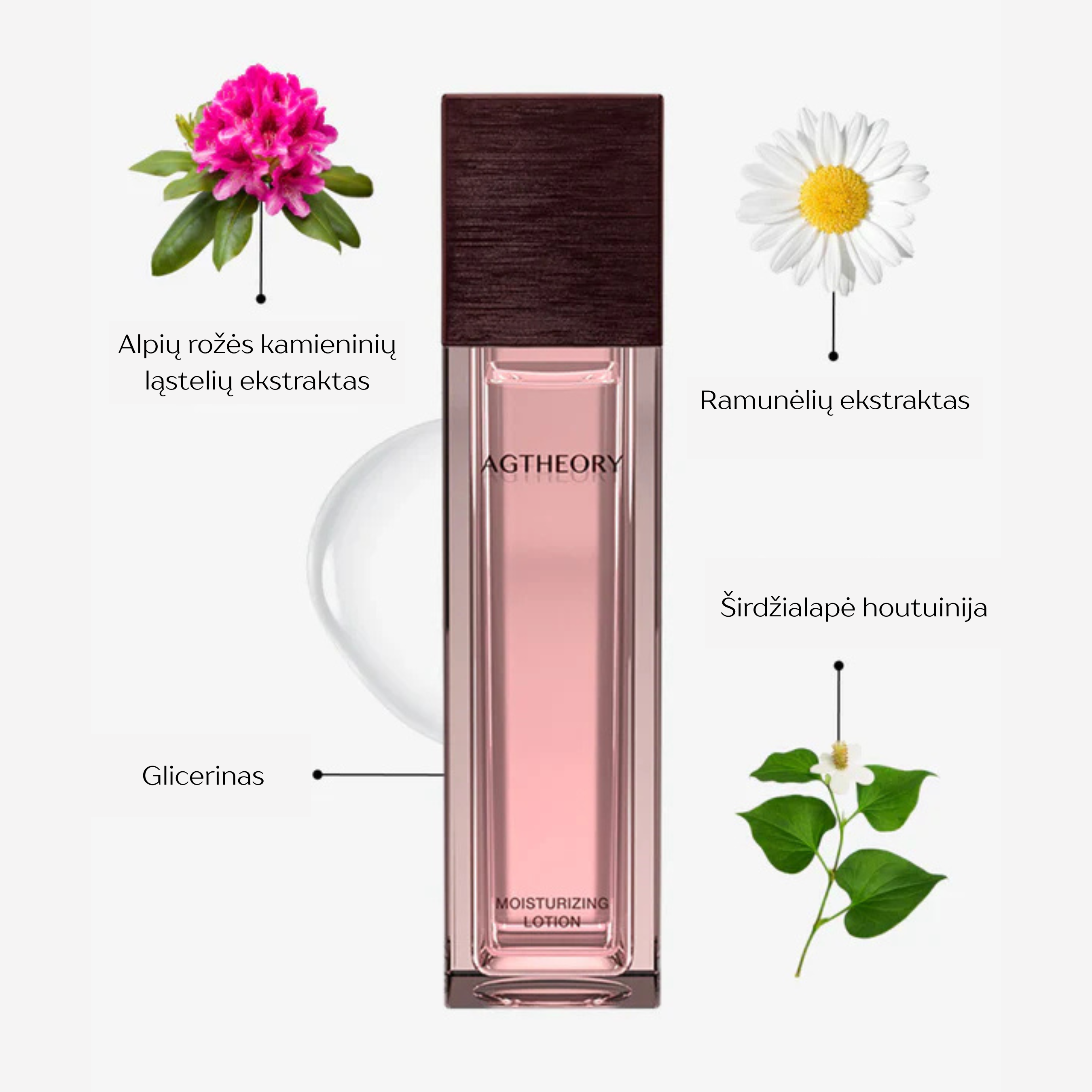 AGTHEORY Moisturizing Lotion – Japanese Hydrating Essence with Gentian and Dual Hyaluronic Acid, 100 ml