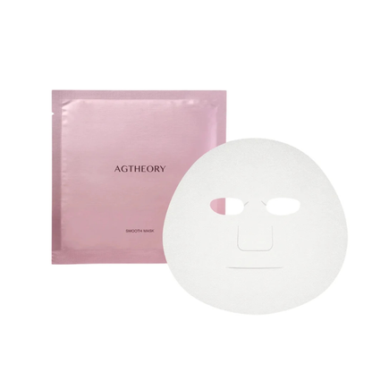 AGTHEORY SMOOTH MASK – Japanese Hydrating Sheet Mask with Collagen, Oriental Botanical Extracts and Dual Hyaluronic Acid