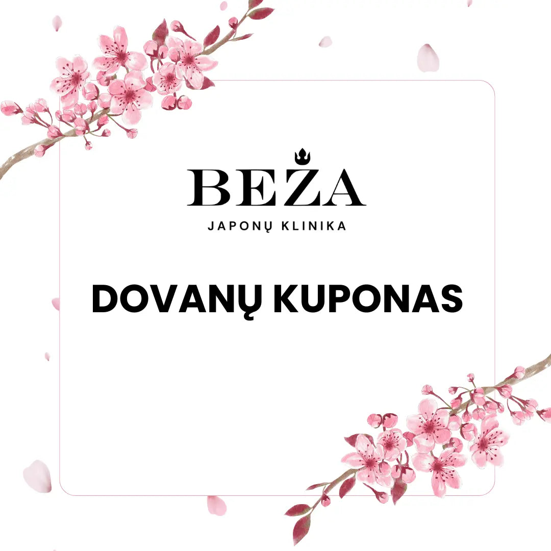 BEŽA dovanų kuponas Japonų Klinika - Beža