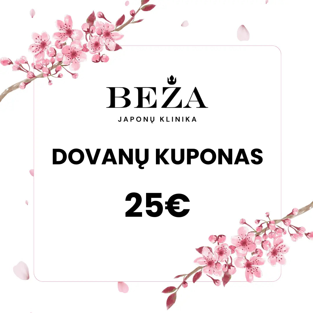 BEŽA dovanų kuponas Japonų Klinika - Beža