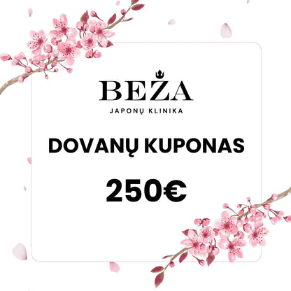 BEŽA dovanų kuponas Japonų Klinika - Beža