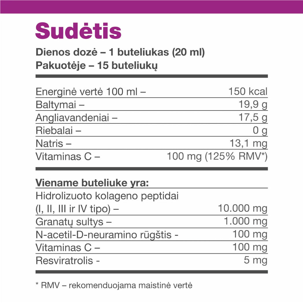 Hokkaido Collagen Premium - HSC COLLAGEN Premium, gyvas jūrinis kolagenas N30 (2xN15) Soware International Co.Ltd.