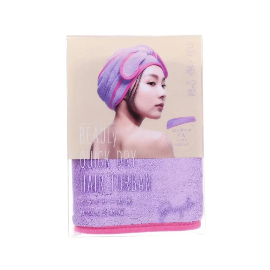 BeauLy Quick Hair Dry Turban. Minkštas plaukų turbanas Beza home