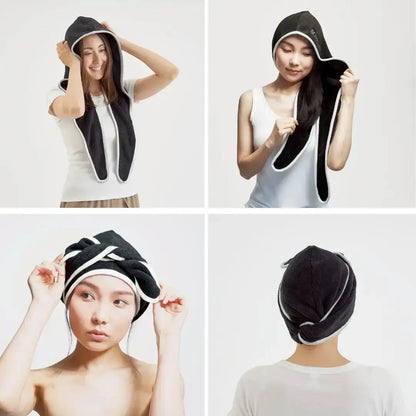 Hair Beauty Duo with a Turban and Silk Cap