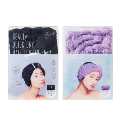 BeauLy Quick Hair Dry Turban. Minkštas plaukų turbanas-kepurėlė