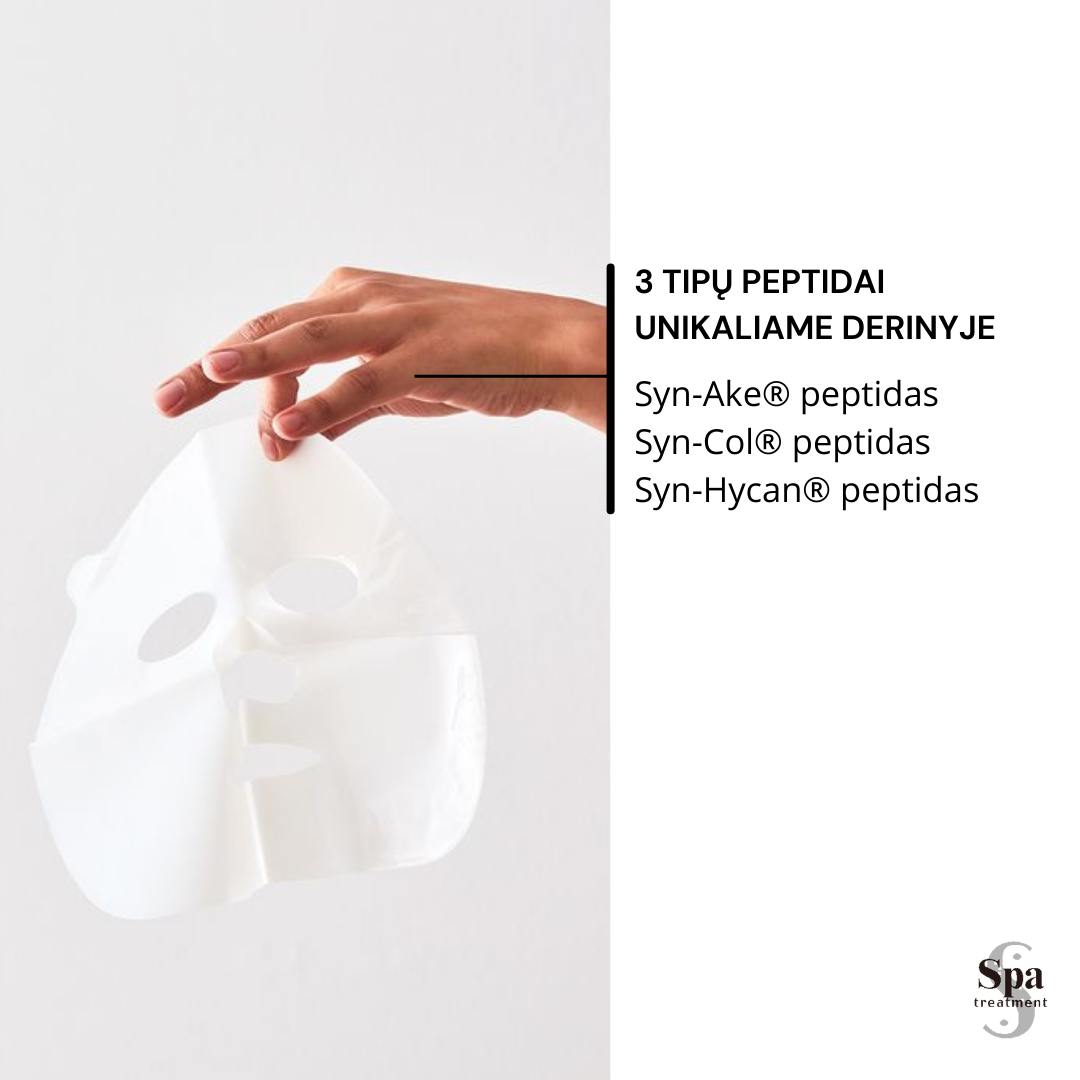 Spa Treatment NMN Face Sheet Mask 4 vnt. atjauninančios veido kaukės Japonų Klinika - Beža