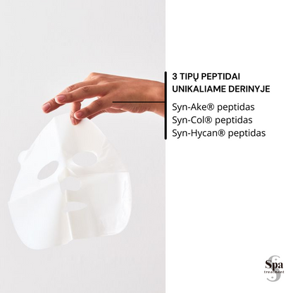 Spa Treatment NMN Face Sheet Mask 4 vnt. atjauninančios veido kaukės Japonų Klinika - Beža