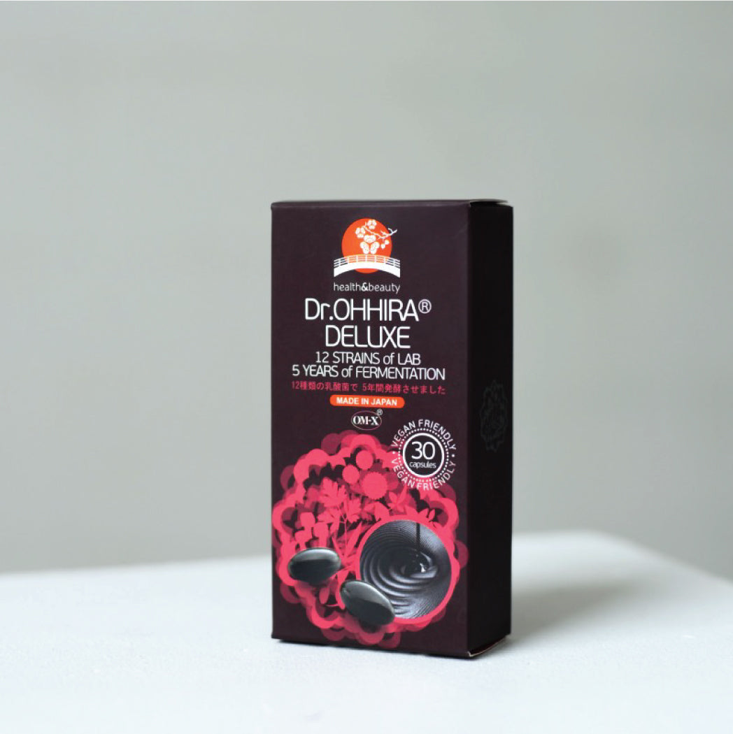 Dr.OHHIRA® DELUXE 5 metus fermentuotas 12 rūšių probiotikų, gyvybingų bakterijų kompleksas N30 BioBank Co.Ltd.