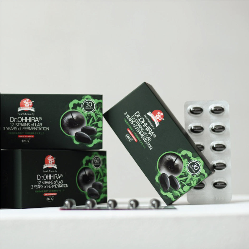 Dr.OHHIRA® STANDARD 3 metus fermentuotas 12 rūšių probiotikų, gyvybingų bakterijų kompleksas N30 BioBank Co.Ltd.