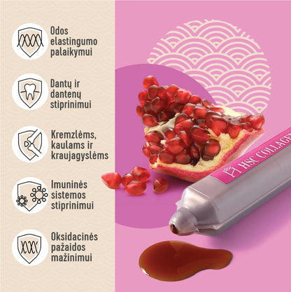 Hokkaido Collagen Premium. HSC COLLAGEN Premium, gyvas jūrinis kolagenas N15 Soware International Co.Ltd.