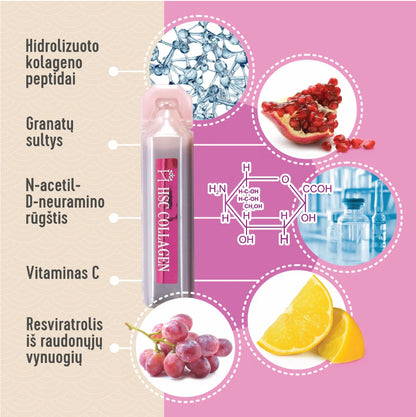 Hokkaido Collagen Premium. HSC COLLAGEN Premium, gyvas jūrinis kolagenas N15 Soware International Co.Ltd.