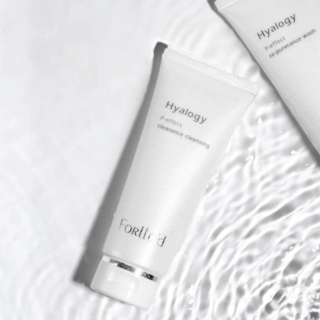 Hyalogy P-effect Clearance Cleansing ir Hyalogy creamy wash prausiklių rinkinys Forlle&