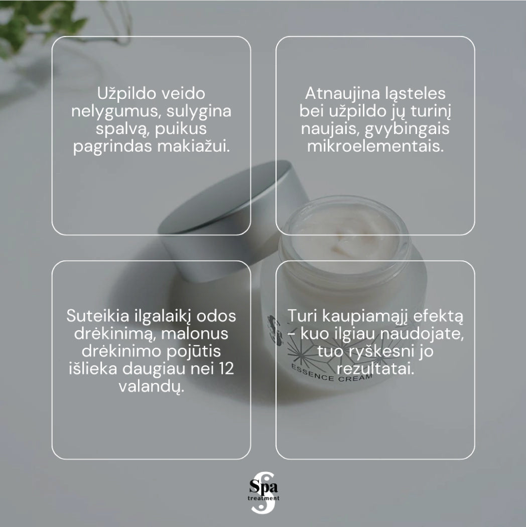 SPA Treatment Essence Cream G – Japoniškas regeneruojantis kremas G su šilku, 30 g Japonų Klinika - Beža