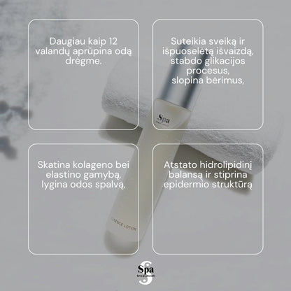 Spa Treatment Essence Lotion G – Koncentruotas losjonas su šilku G, 120 ml Japonų Klinika - Beža