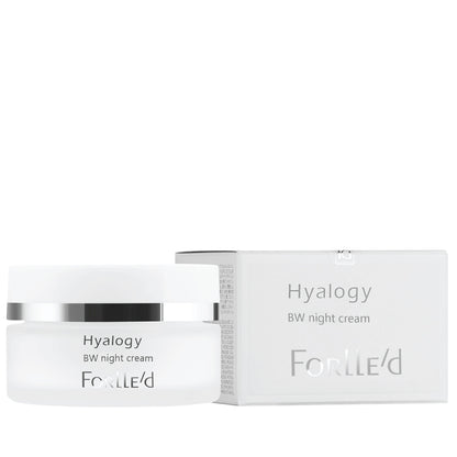 Hyalogy BW Night Cream, 50 ml - švytėjimą suteikiantis naktinis kremas Forlle&