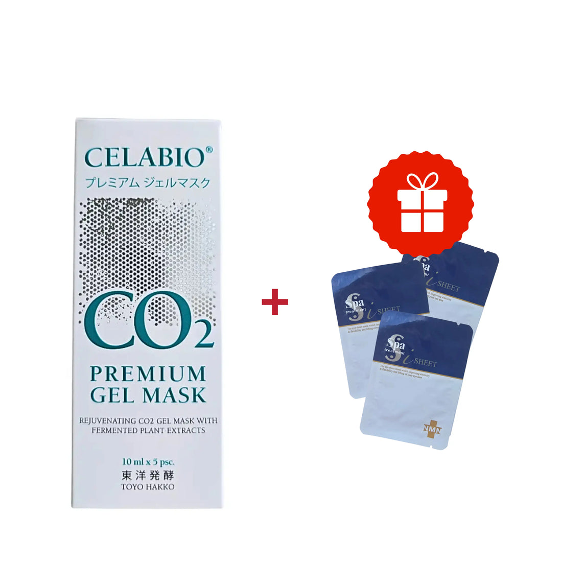 CELABIO CO₂ – japoniška putojanti gelio kaukė odos švytėjimui Toyo Hakko