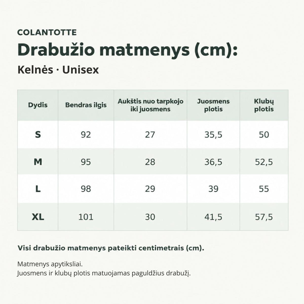 COLANTOTTE Sleep &amp; Recovery Wear - Unisex kelnės miegui