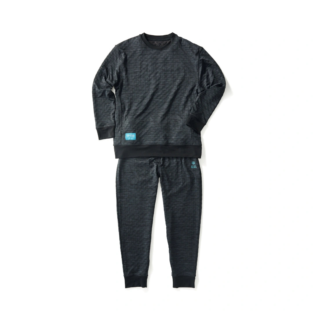 Colantotte pilki unisex japoniški Recovery Wear marškinėliai ilgomis rankovėmis naktiniam kūno atsistatymui