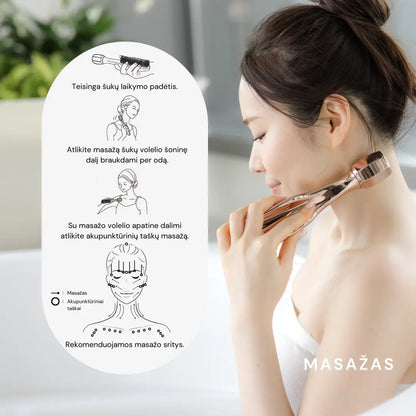 Dr. Scalp THE Brashu Šukos REVO. Naujos kartos plaukų šukos Dr. Scalp