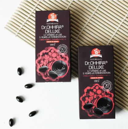 Dr.OHHIRA® DELUXE 5 metus fermentuotas 12 rūšių probiotikų, gyvybingų bakterijų kompleksas Ohhira