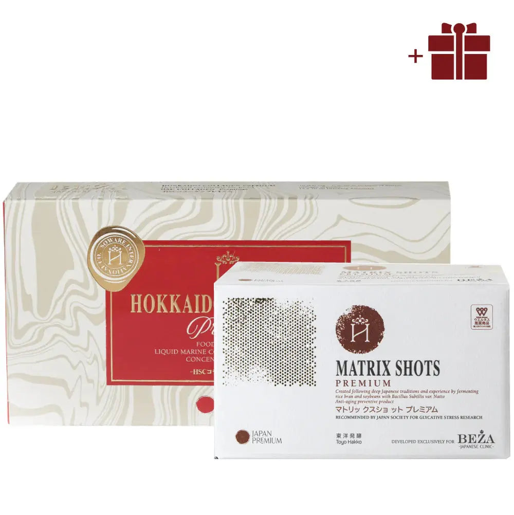 Harmony Longevity ilgaamžiškumo papildų programa. Matrix Premium ir Hokkaido kolagenas + DOVANA Beža Longevity