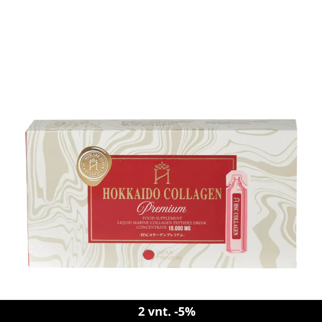 Hokkaido Collagen Premium. Gyvas jūrinės kilmės kolagenas N15 Soware International Co.Ltd.