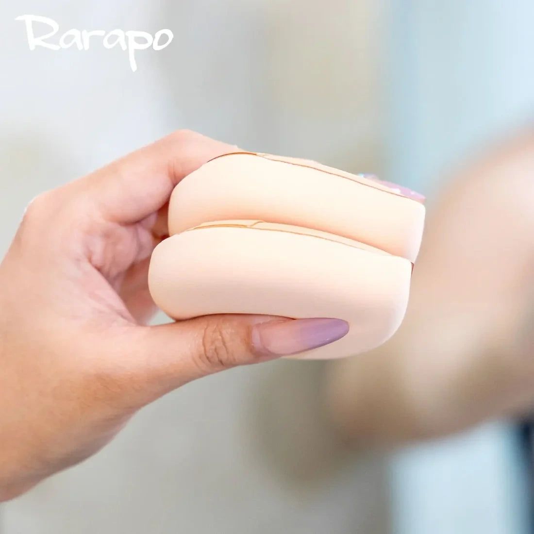 ITO RARAPO. Premium dual-structure cushion sponge with antibacterial effect