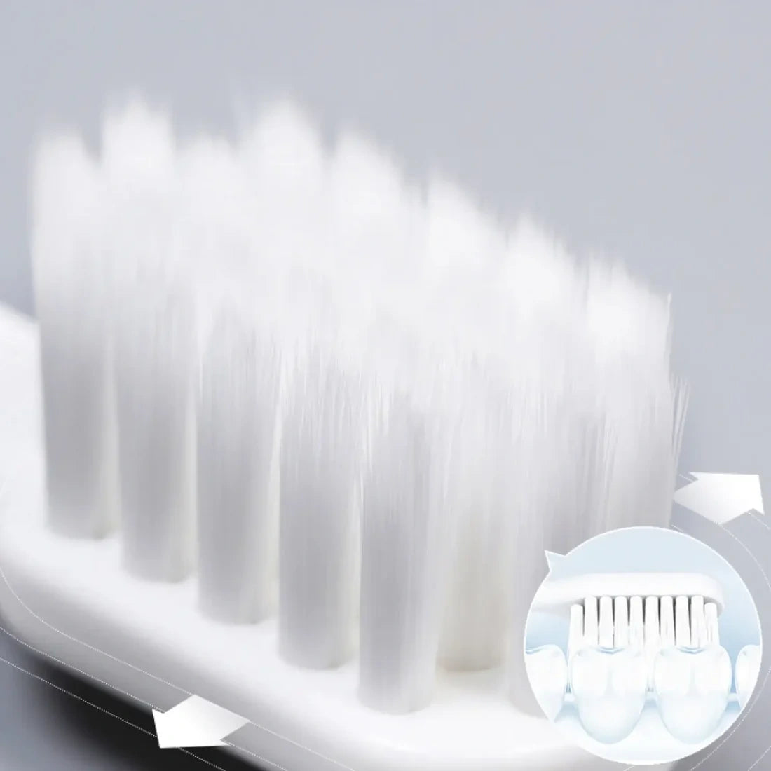 ITO Toothbrush. Premium toothbrush with dense bristles and a precision-shaped head